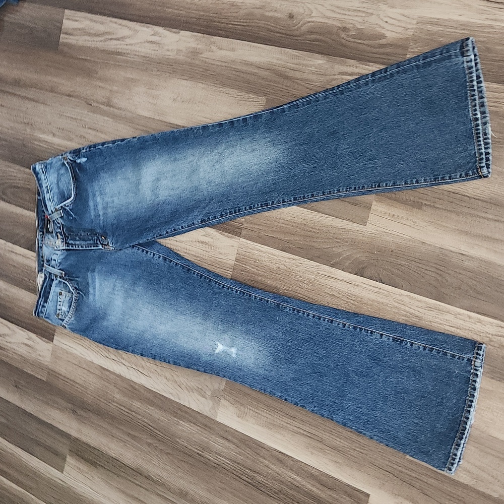 RED Engine Vintage  Bootcut  Flare Jeans Size 30 Inseam 31' Genuine